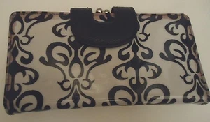 Geldbörse Damen Paris Design, schwarz/weiß - Bild 1 von 4