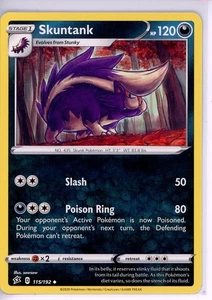 Skuntank 115/192 Swsh02: Rebel Clash Regular - Picture 1 of 2