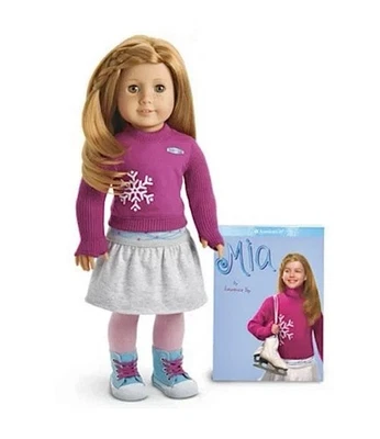 Muñeca American Girl Mia St. Clair Niña del Año Patinaje Retirada Nueva en Caja ¡Nueva! Foto 1 de 4