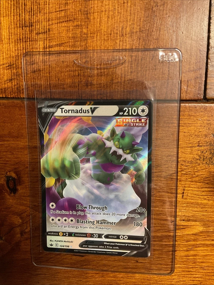 Tornadus V 124/198 Swsh06: Sword & Shield - Chilling Reign Holo - Image 1 of 1