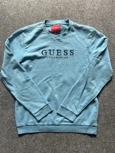 GUESS Large Crew Sweatshirt Jumper Pullover Top - Picture 1 of 5
