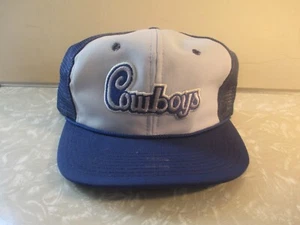 De colección 1970 80 DALLAS COWBOYS Snap Back Camionero Béisbol NFL Gorra Sombrero! NOS - Imagen 1 de 13