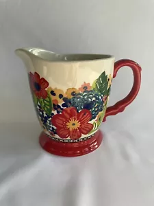Pioneer Woman Large Ceramic Measuring Cup Dazzling Dahlias 4 Cups 1 Quart - Picture 1 of 8