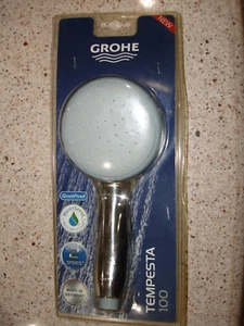 NEU Grohe 26047000 Tempesta 100 Handbrause 2 Strahlarten 2,0 gpm, StarLight chrom - Bild 1 von 5