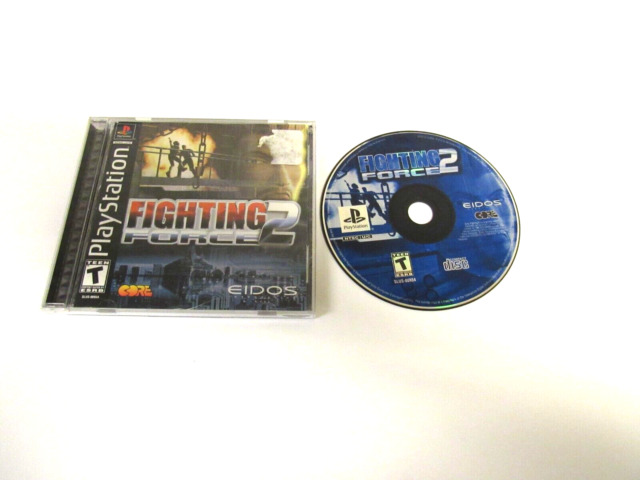 Fighting Force - Sony Playstation 1 PS1 PSX - Editorial use only