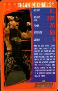 2009 WWE Tops tarjeta promocional exclusiva de Trump Barnes & Noble Shawn Michaels HBK - Imagen 1 de 2