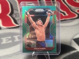 2021 Panini Prizm UFC Drew Dober #22 Green Prizm
