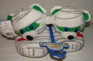 NWT Build a Bear Boys Girls Halloween Mummy Slippers Size Large 1-2 - Picture 1 of 3