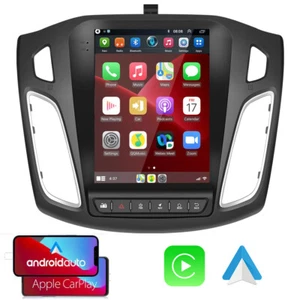 9.7" Apple Carplay For 2012-2018 Ford Focus Android 10.1 Car GPS Stereo Radio - Picture 1 of 12