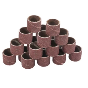 Sanding Drum Set Sander Sleeves Mandrel for Dremel Rotary Tool Grit 80/100/120 - Bild 1 von 20
