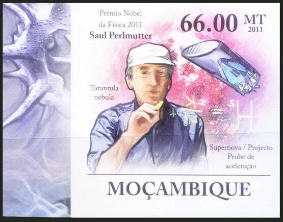 Imperf, Nobel in Physics, Saul Perlmutter, Mozambique 2011 MNH, Scott# 5270 - Image 1 of 1