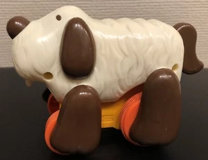 Vintage TOMY Pull 'N Roll Pets - Plastic Dog (1980) - Picture 1 of 7