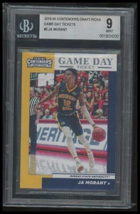 2019 Panini Contenders Draft Picks #2 Ja Morant Game Day Ticket BGS 9 - Picture 1 of 2