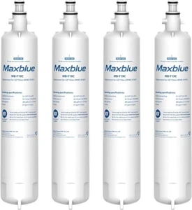 (4Pack) Maxblue Refrigerator Water Filter, Replacement for GE® RPWFE (With Chip) - Picture 1 of 8