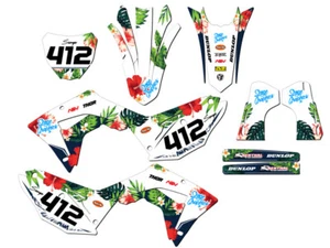 2019-2020 CRF 450 RX TROPIC White Senge Graphics Kit Compatible with Honda - Bild 1 von 10
