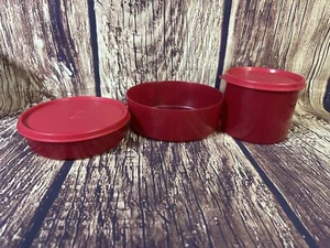 Tupperware Glitzer Rot Set - Bild 1 von 3