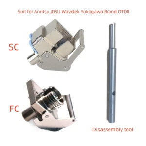 Fiber Optic OTDR SC FC Adapter connector Suit for Anritsu JDSU Wavetek Yokogawa - Picture 1 of 15