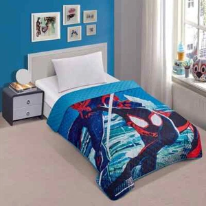 Spider-Man Across The Spider-Verse Twin Size Quilted Bedspread 55 x 75 Inches - Picture 1 of 3