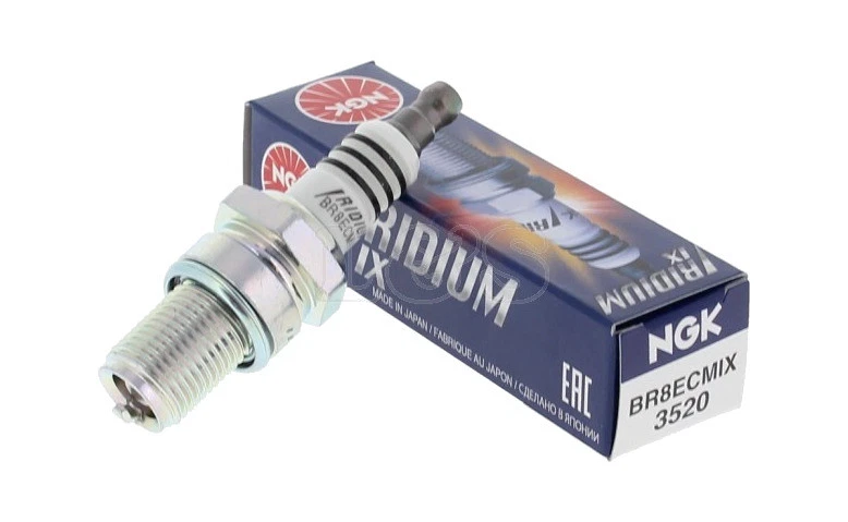 33939 - Candela con terminale solido BR8ECMIX compatibile con BETA RR 250 2T END Foto 1 de 1