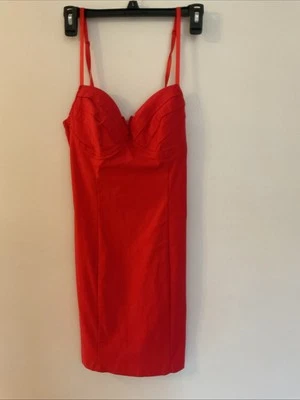 Vestido rojo con tirantes talla L Foto 1 de 2