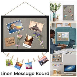 Cork Board Set Reusable Sturdy Pin Board Retro Wall Bulletin Boards Cujnx - Picture 1 of 18
