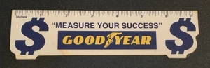 Vintage Plastic Goodyear 7” Ruler “Measure Your Success” - Picture 1 of 2