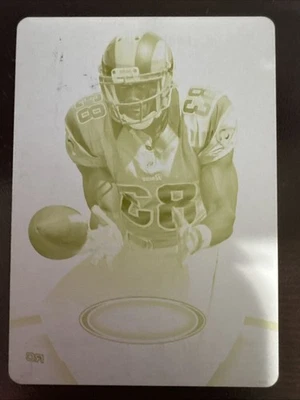 2012 Bowman Sterling Yellow Brian Quick #73 Rookie RC Printing Plate 1/1 - Image 1 of 2
