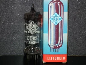 Tubo receptor de radio EF89 Telefunken 6DA6 NUEVO EN CAJA - Imagen 1 de 6