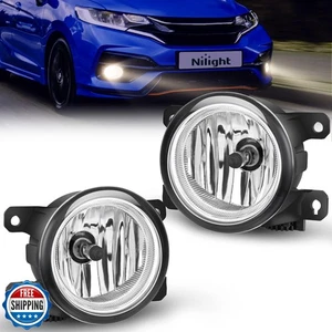 Nilight Fog Lights Assembly Compatible with Honda Civic Sedan Fog Light Assem - Picture 1 of 5