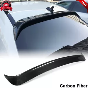 For Benz W117 CLA250 CLA45 2013-17 Real Carbon Fiber Rear Roof Spoiler Top Wing - Foto 1 di 12