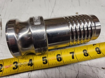 Dixon STE050SS 2" Scroll Tail Type E Adapter x Hose Shank 316 Male x Male NeW - Image 1 of 3