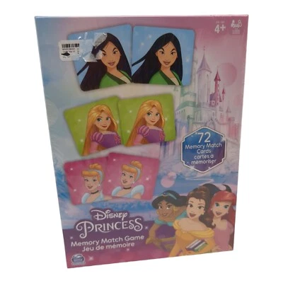 Disney Princess Memory Match Game 72 count BRAND NEW SEALED BOX - Image 1 of 4