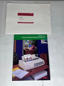1988 NEC Printer Products Catalog Fall/Winter w/ Envelope Vintage Computer Ad Ep - Picture 1 of 11