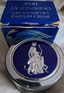 Avon Vintage Cream Sachet Parfum Creme Moonwind Boxed EMPTY - Picture 1 of 15