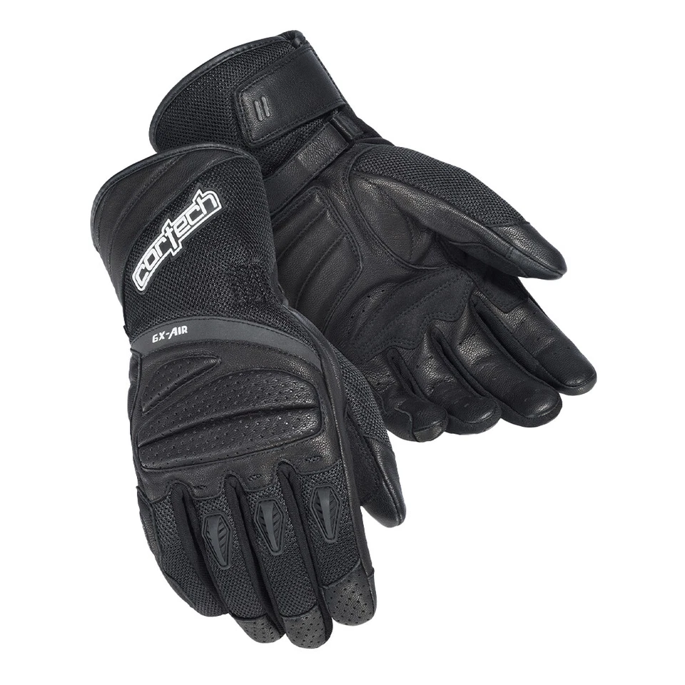 Luvas masculinas de motocicleta Cortech GX Air 4 pretas de malha/couro tamanho pequeno - Imagem 1 de 1