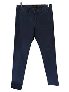 Scotch & Soda Amsterdam Couture Men's Stuart Blue Chino Pants Size 28 Zip Fly - Picture 1 of 6