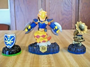 3 Activision Skylanders Vinyl Actionfiguren/Figuren; blau/grüne Basen; LOT# 4 - Bild 1 von 12