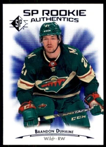 2021-22 SP Rookie Authentics Blue Brandon Duhaime #102 - Picture 1 of 2