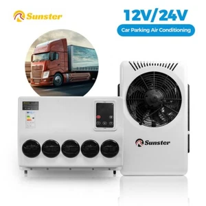 Aire acondicionado coche 12V/24V ventilador aire acondicionado dividido aire acondicionado ventilador refrigeración camping - Imagen 1 de 24