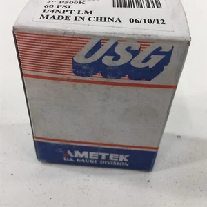 Ametek 163269 Pressure Gauge 2" 0-60PSI 1/4" NPT LM P500K - Picture 1 of 7