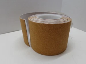 VViVid Natural Cork Board Roll, 4" Wide, 18'3" with adhesive back - Picture 1 of 4