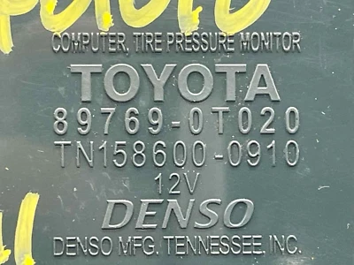 2011 Toyota Venza TPMS Suspension Control Module Receiver 09-16 OEM 89769-0T020 - Изображение 1 из 4