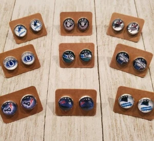 Bengals Bears Browns Vikings Ravens Packers 49ers Steelers Chiefs Ohrstecker - Bild 1 von 1