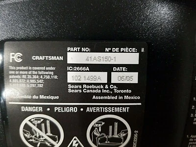 Sears Craftsman 41AS150-1 Circuit Logic Board End Panel Purple Learn BOARDS ONLY - Image 1 of 4