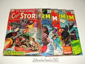 PT Boat Skipper Captain Storm #7 11 12 15 & 17 Comic Lot DC 1966 John Severin - Picture 1 of 7
