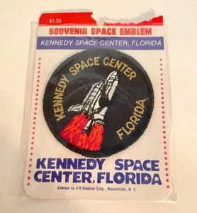 Vintage NASA Kennedy Space Center Souvenir Space Shuttle Emblem Patch NEU - Bild 1 von 3