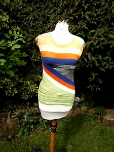 MissoniSport Damen Strick Tank Top Pullover Größe 44 Uk 12 Ärmellos Mehrfarbig - Bild 1 von 5