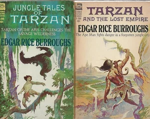 Ten Ace F-Series Tarzan Novels by Edgar Rice Burroughs - Picture 1 of 11