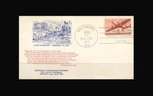 US Air Mail Stamp-Used, VF S#C28 FDC - Picture 1 of 1