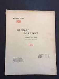 Ravel Gaspard de la nuit Durand